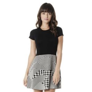Parker Knit Houndstooth Dress